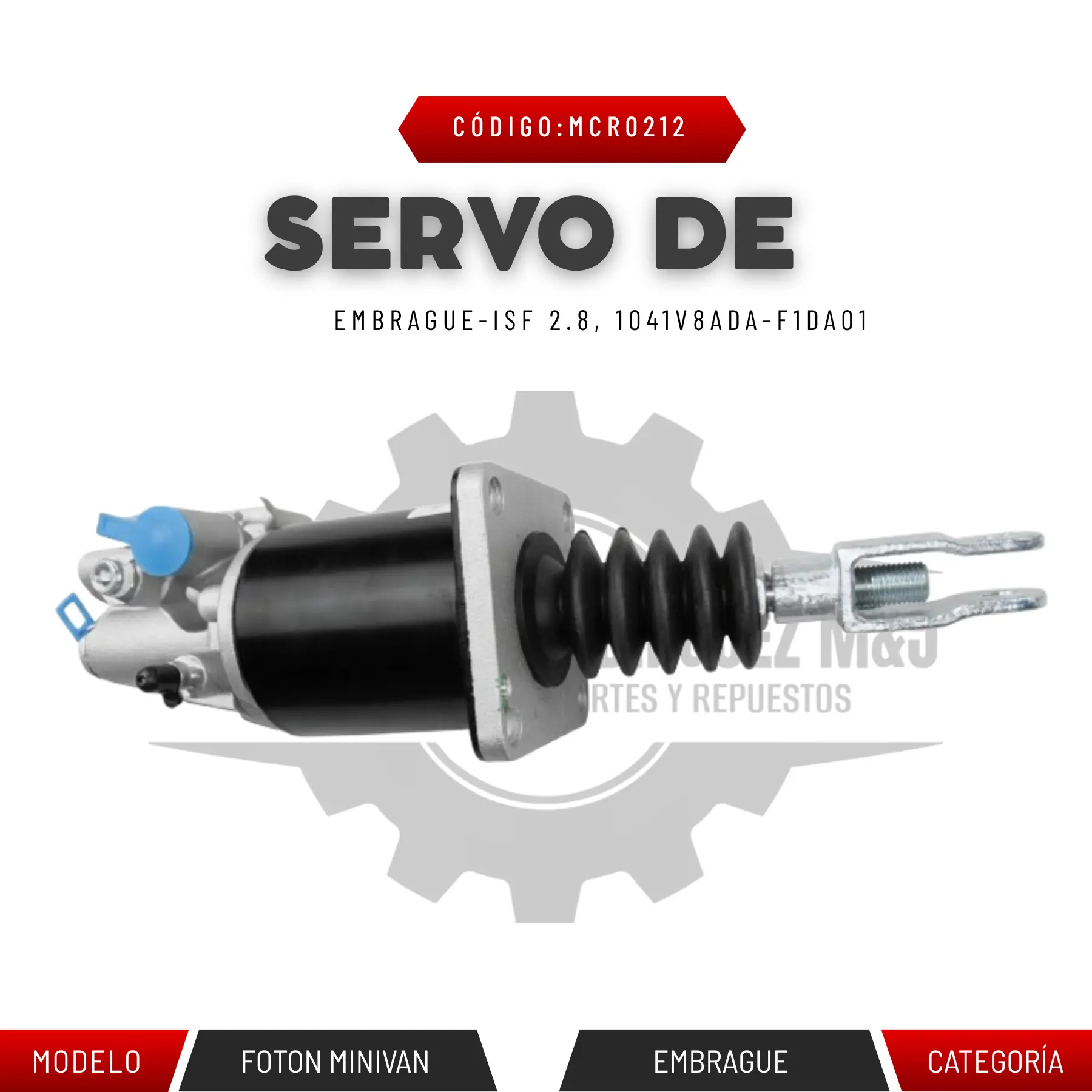 SERVO DE EMBRAGUE ISF 2.8