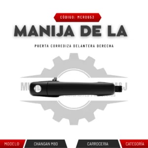 MANIJA DE LA PUERTA CORREDIZA DELANTERA DERECHA