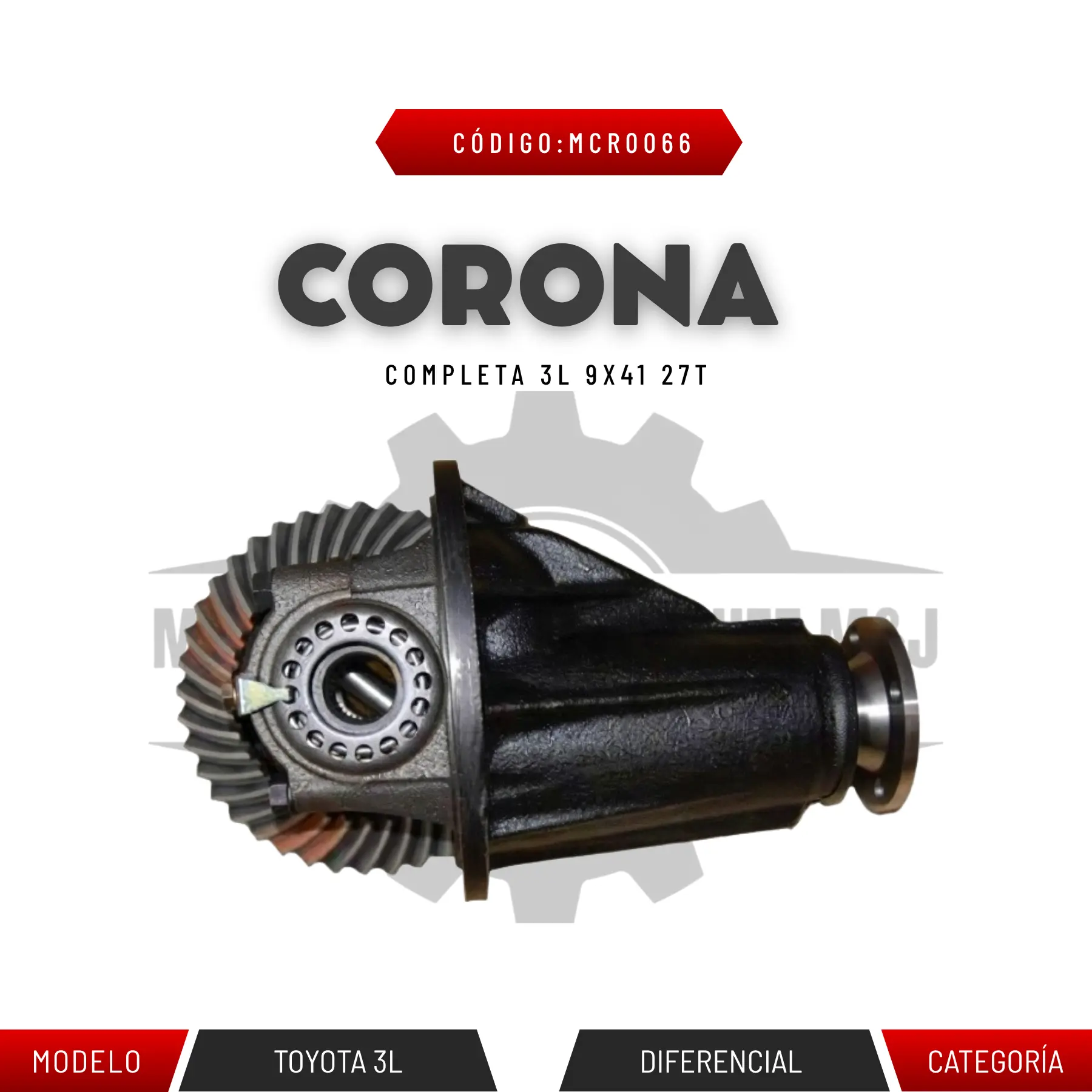 CORONA COMPLETA 3L 9X41 27T