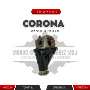 CORONA COMPLETA 5L 10X43 29T