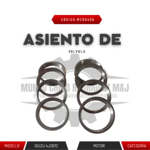 ASIENTO DE VÁLVULA