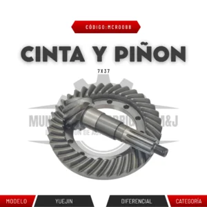 CINTA Y PISTÓN 7X37