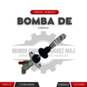 BOMBA DE EMBRAGUE FOTON AUMARK