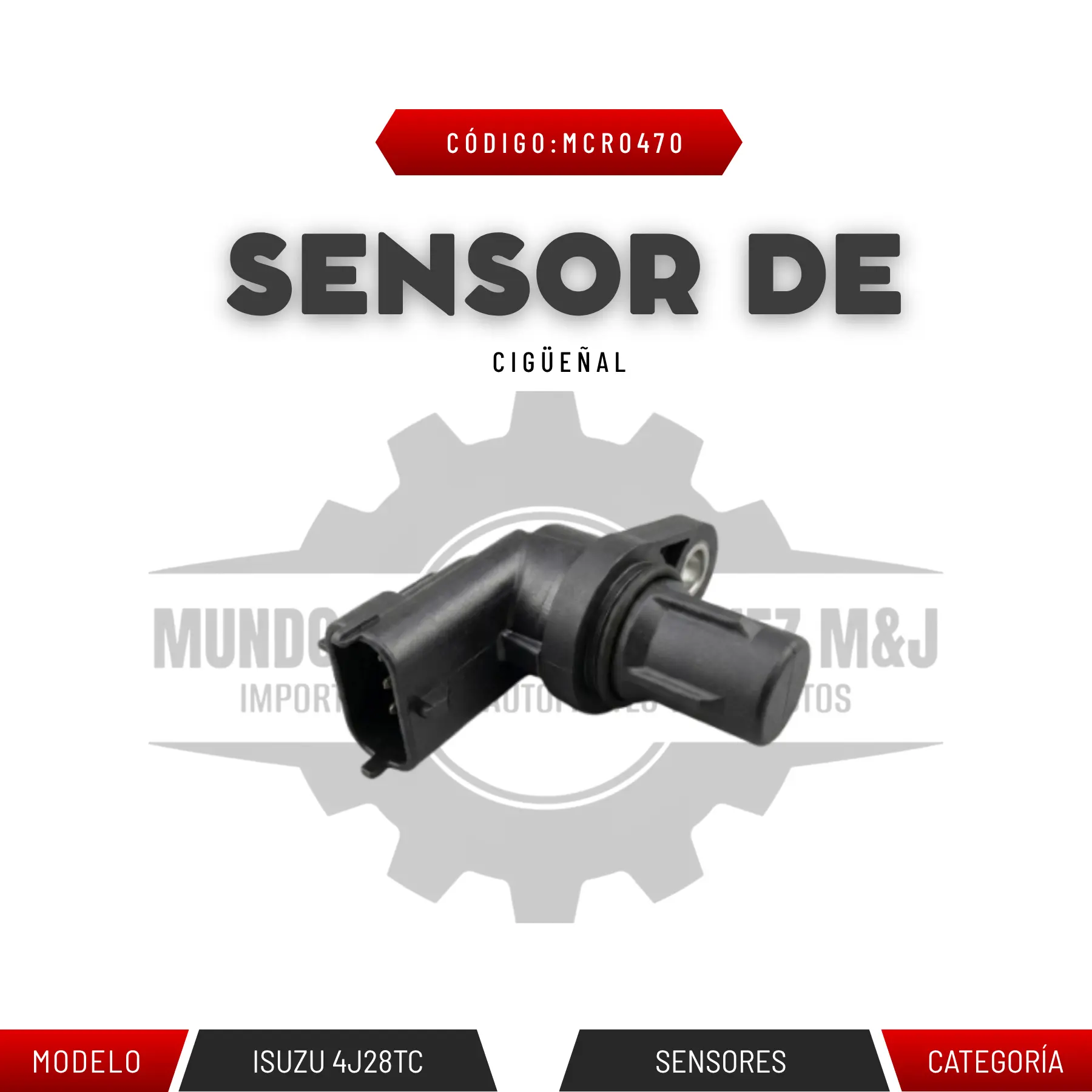 SENSOR DE CIGÜEÑAL