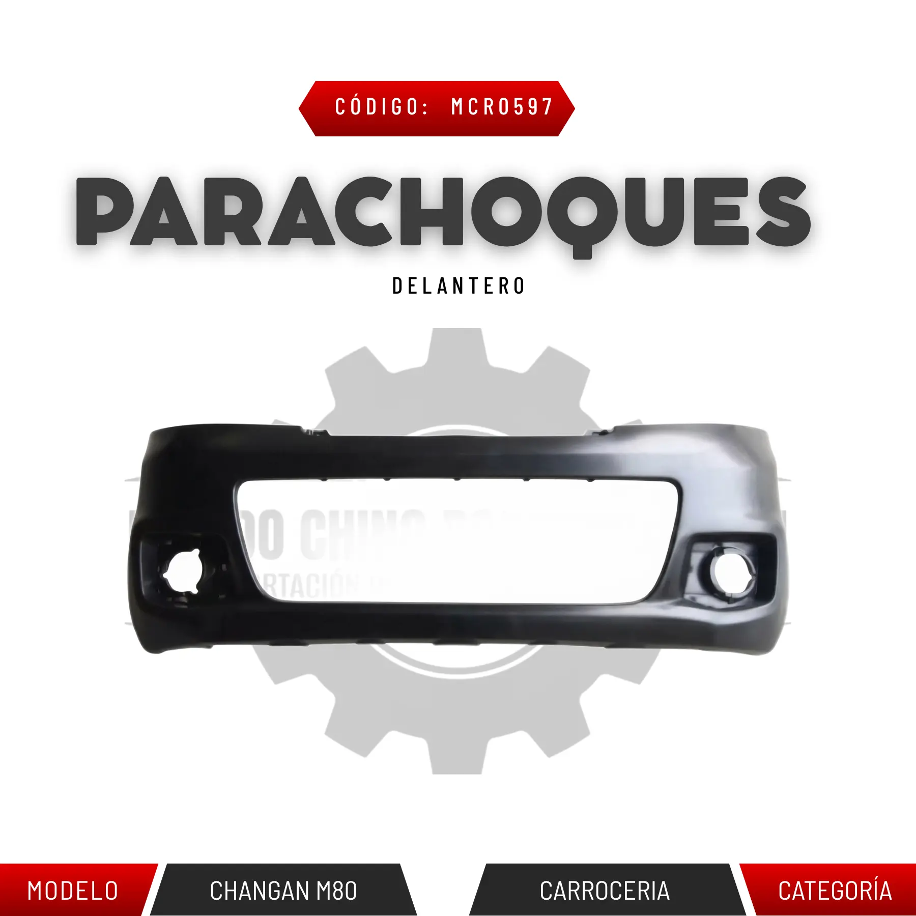 PARACHOQUES DELANTERO CHANGAN M80