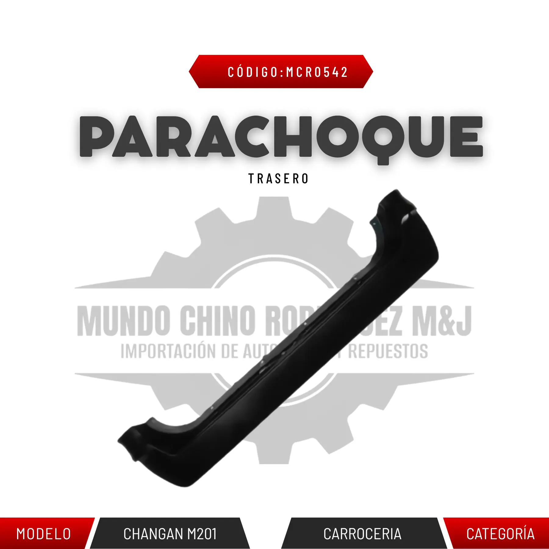 PARACHOQUE TRASERO