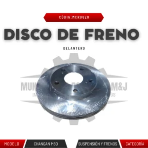 DISCO DE FRENO DELANTERO M80