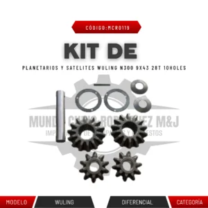 KIT DE PLANETARIOS Y SATELITES WULING N300 9X43