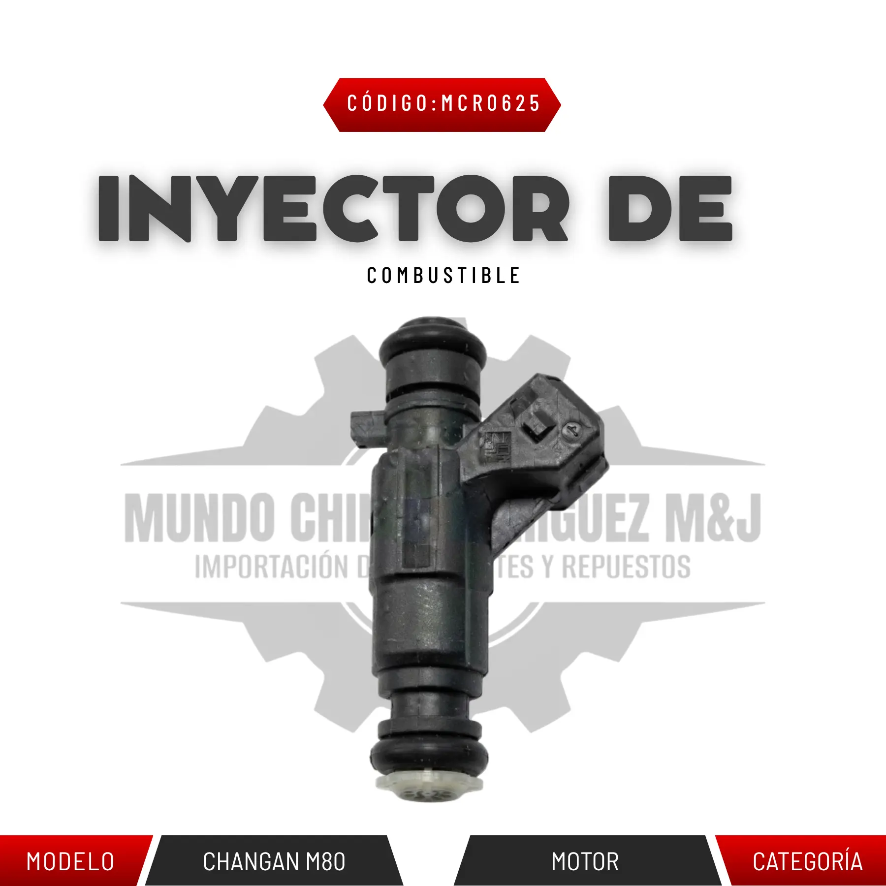 INYECTOR DE COMBUSTIBLE M80