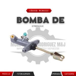 BOMBA DE EMBRAGUE FOTON AUMARK