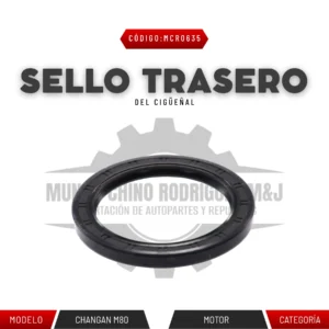 SELLO TRASERO DEL CIGÜEÑAL M80