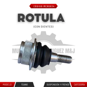 ROTULAS CON DIENTES PARA FOTON TOANO