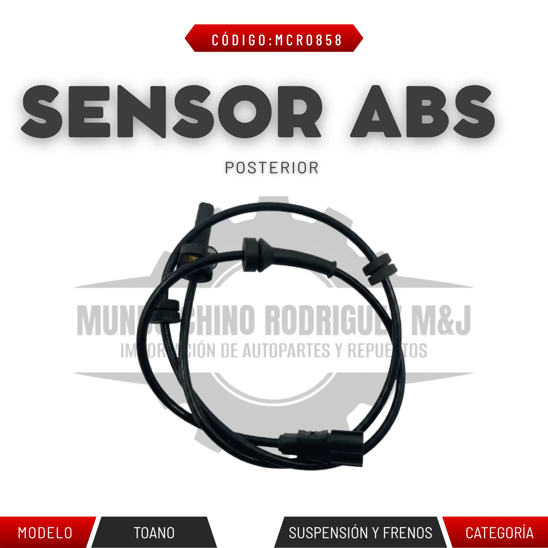 SENSOR ABS POSTERIOR