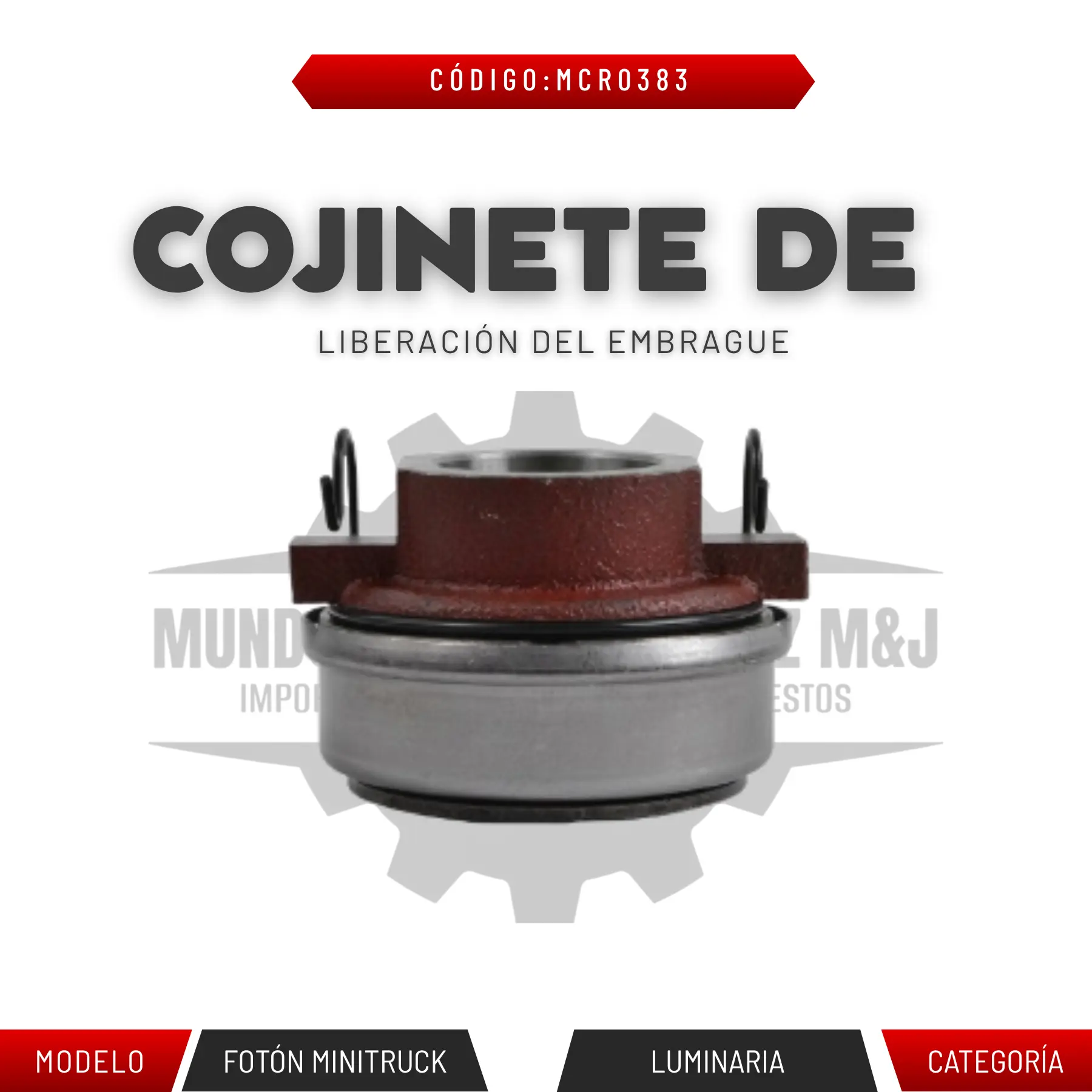 COJINETE DE LIBERACIÓN DEL EMBRAGUE