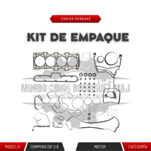 KIT DE EMPAQUE CUMMINS ISF 2.8