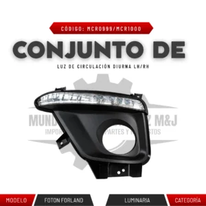 CONJUNTO DE LUZ DE CIRCULACION DIURNA