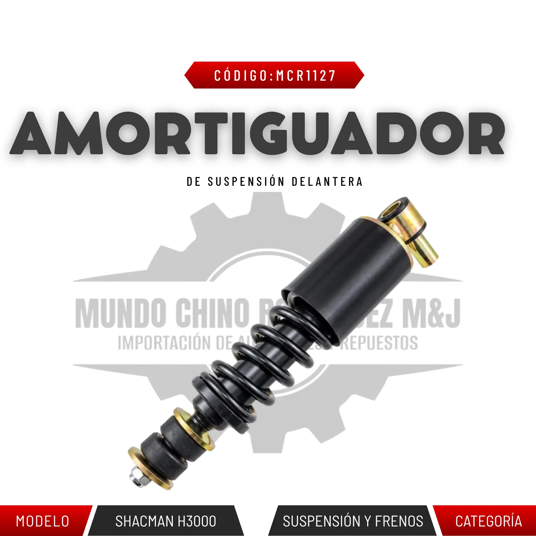 AMORTIGUADOR DE SUSPENSIÓN DELANTERA