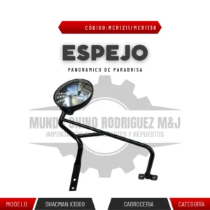 ESPEJO PANORÁMICO DE PARABRISA X3000