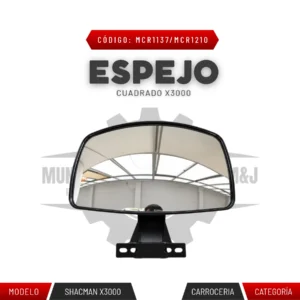 ESPEJO CUADRADO X3000