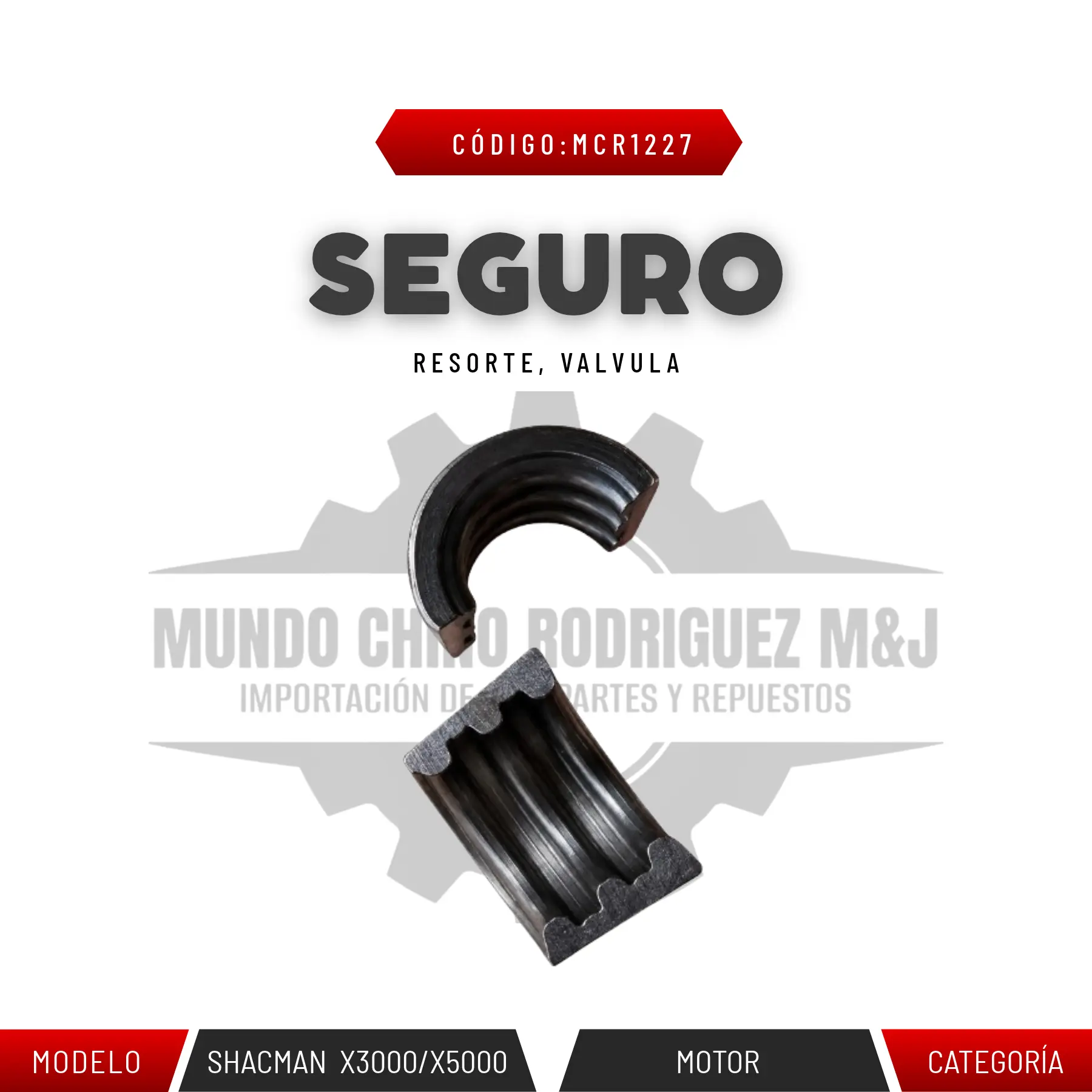 SEGURO RESORTE VALVULA