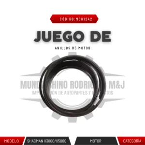 JUEGO DE ANILLOS DE MOTOR