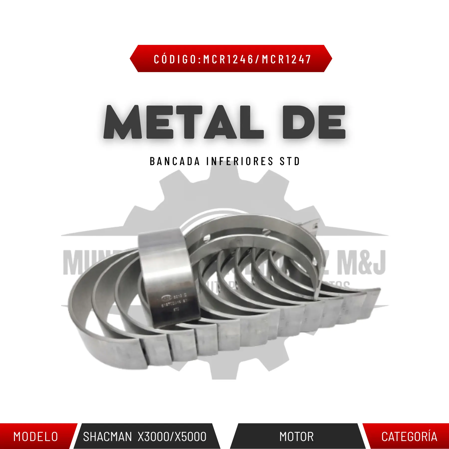 METAL DE BANCADA INFERIORES STD