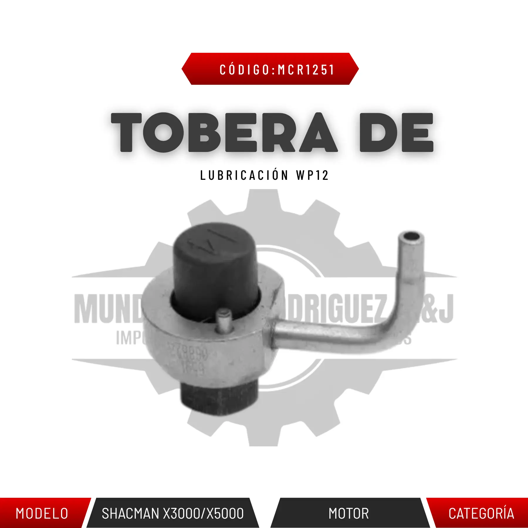 TOBERA DE LUBRICACION WP12