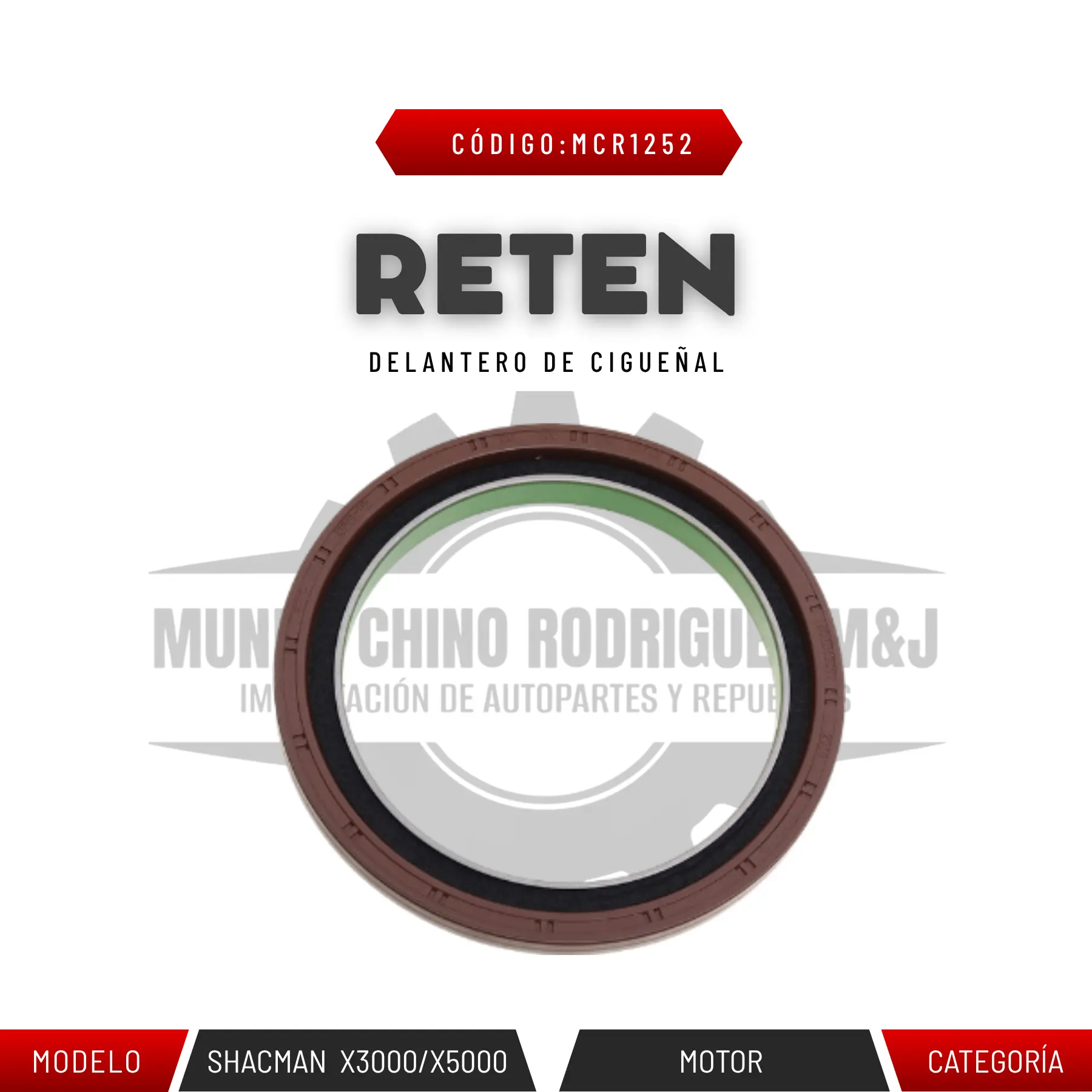 RETEN DELANTERO DEL CIGUEÑAL