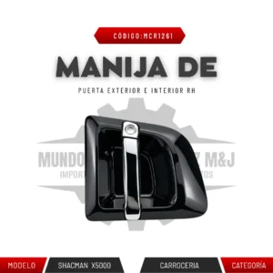MANIJA DE PUERTA INTERIOR Y EXTERIOR