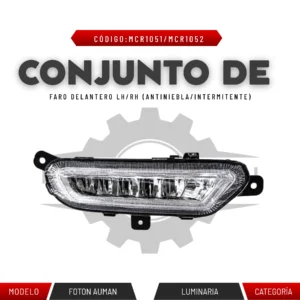 CONJUNTO DE FARO DELANTERO ANTINIEBLA