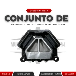 CONJUNTO DE ALMOHADILLA BLANDA DELANTERA