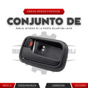 CONJUNTO DE MANIJA INTERIOR DE LA PUERTA DELANTERA
