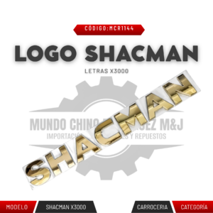 LOGO SHACMAN LETRAS X3000