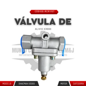 VÁLVULA DE ALIVIO X3000