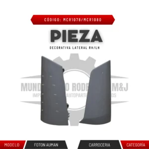 PIEZA DECORATIVA LATERAL