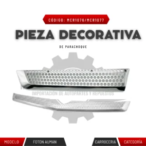 PIEZA DECORATIVA DE PARACHOQUE