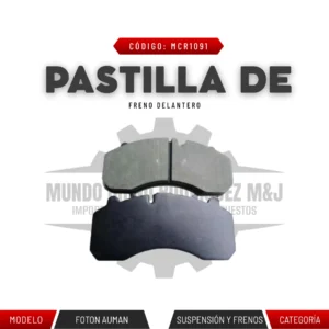 PASTILLA DE FRENO DELANTERO