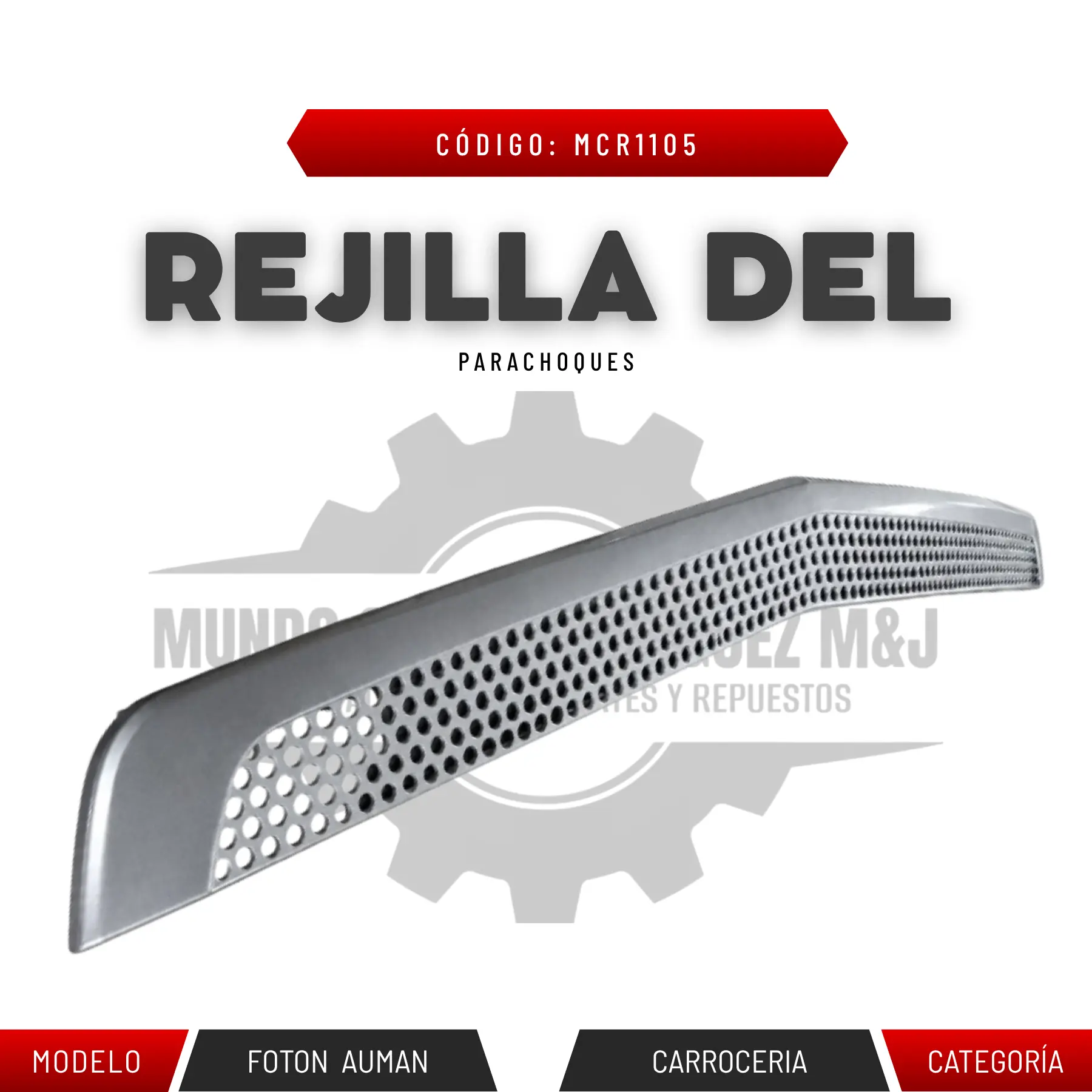 REJILLA DE PARACHOQUE