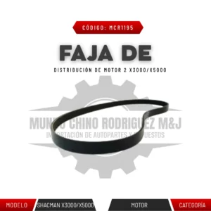 FAJA DE DISTRIBUCION DE MOTOR 2 X3000/X5000