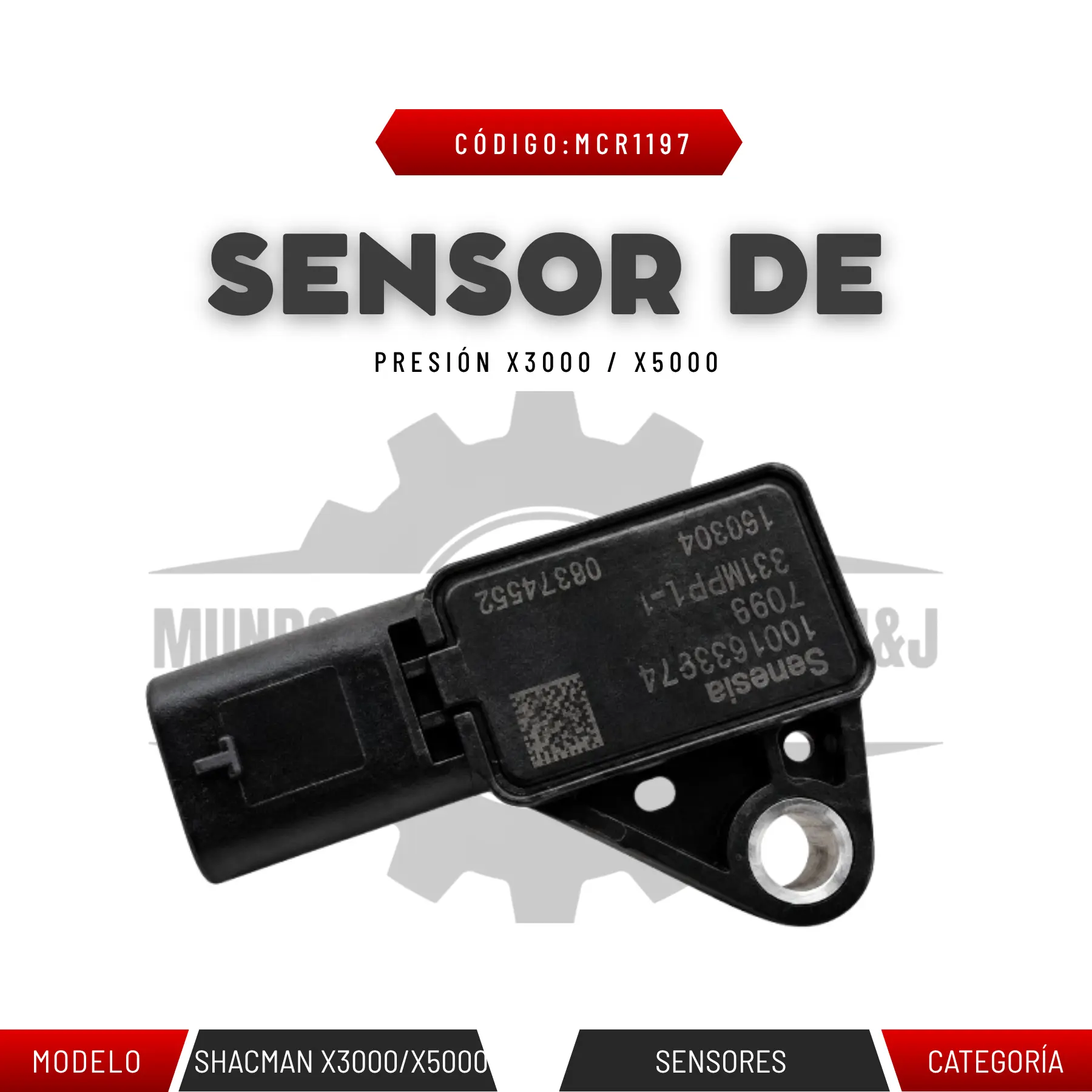 SENSOR DE PRESIÓN X3000 / X5000