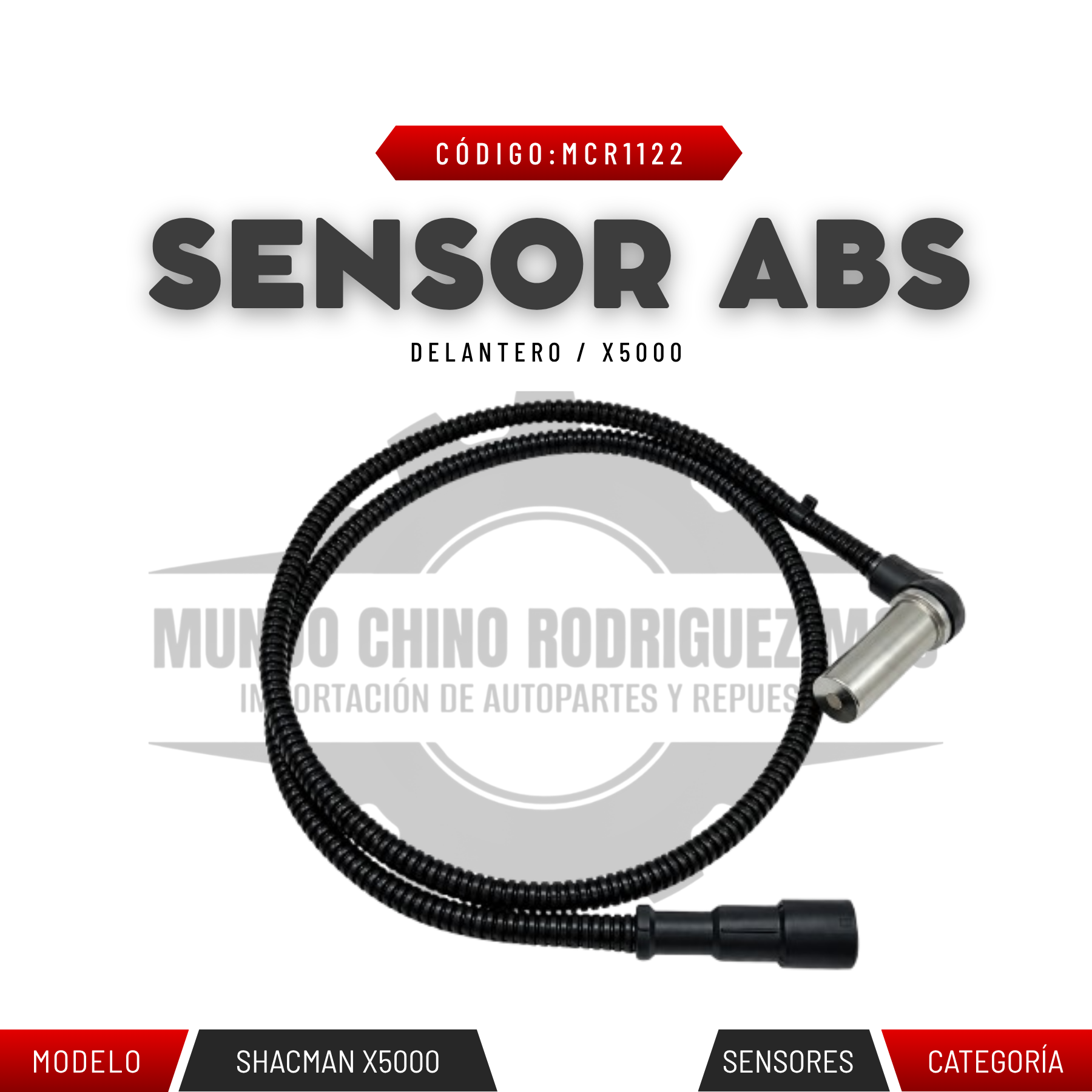 SENSOR ABS DELANTERO / X5000