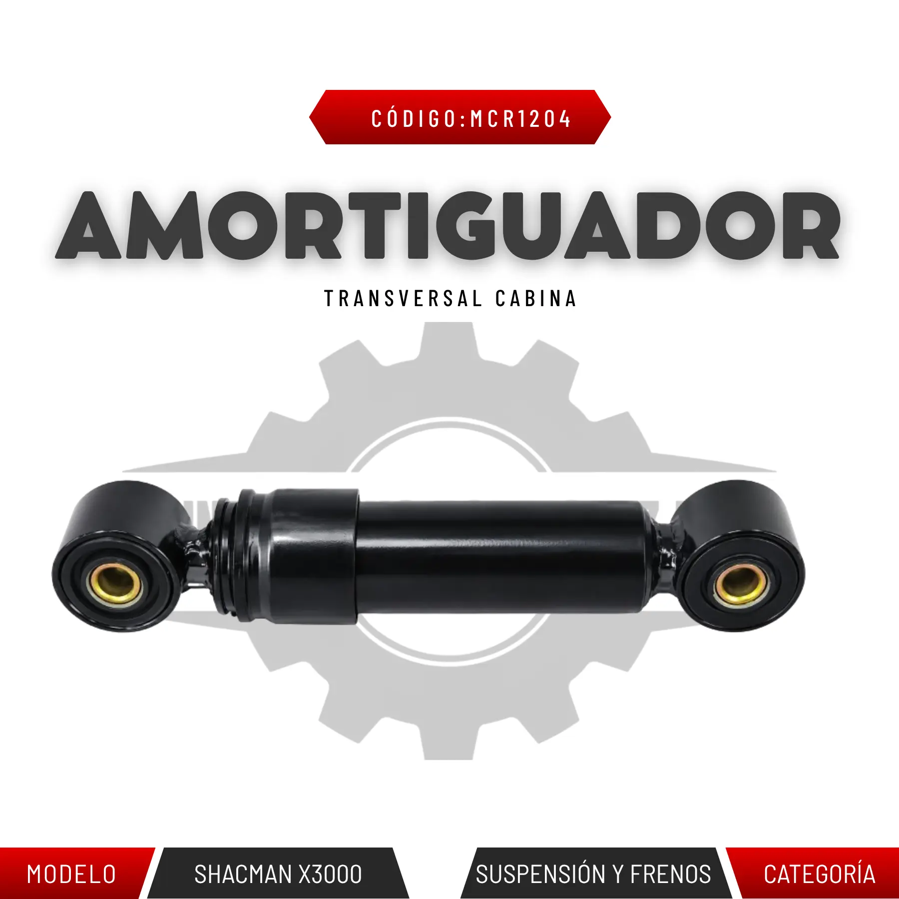 AMORTIGUADOR TRANSVERSAL CABINA